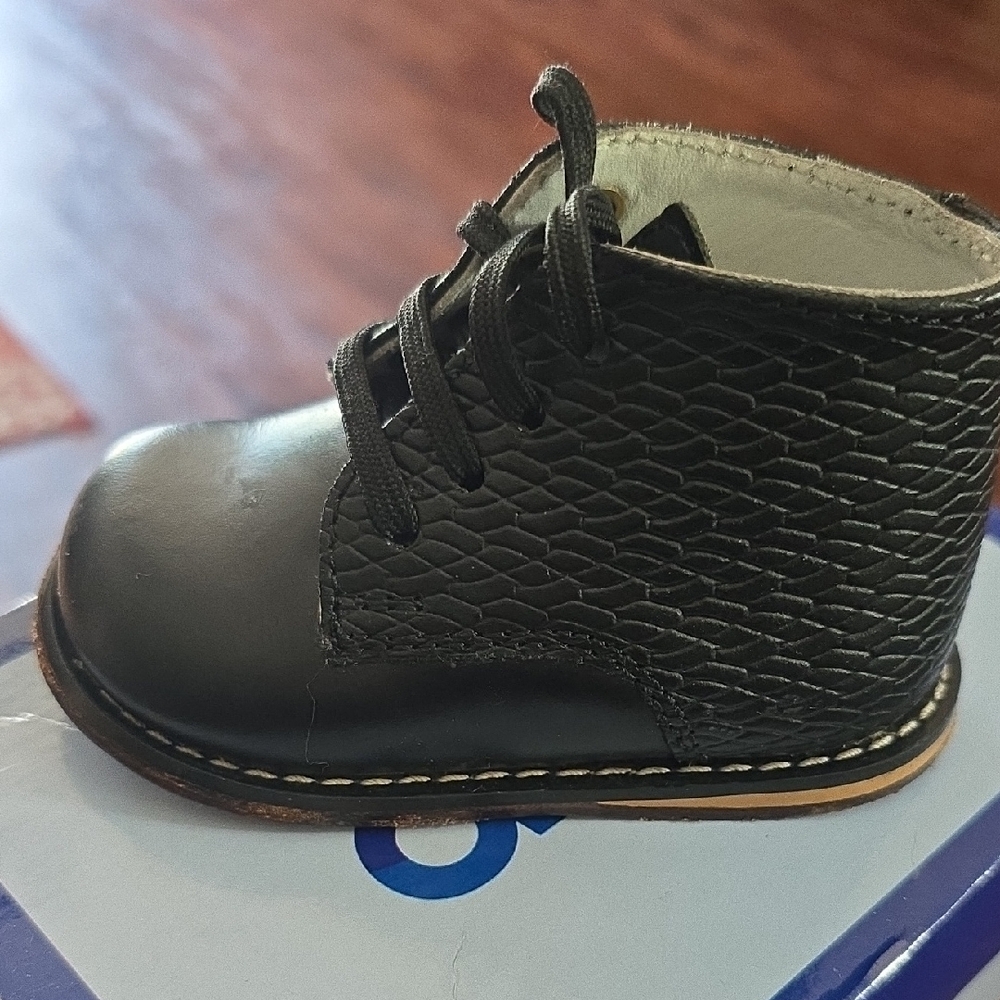 Josmo Black Textured Kids Boots